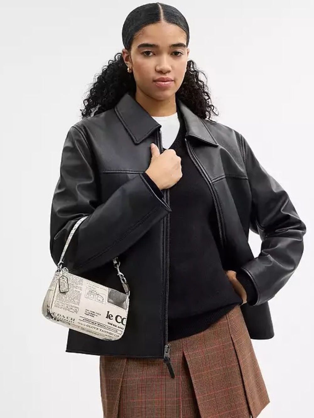 Coach Nolita 19 Newspaper Print Purse - Picture 10 of 10